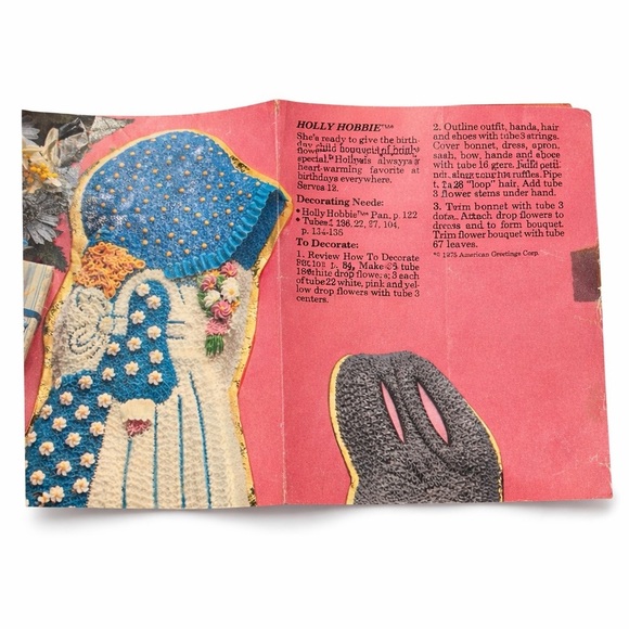 Holly Hobbie Wilton Cake Pan Mold Decorating Guide Booklet Vtg 1970s - Picture 2 of 4